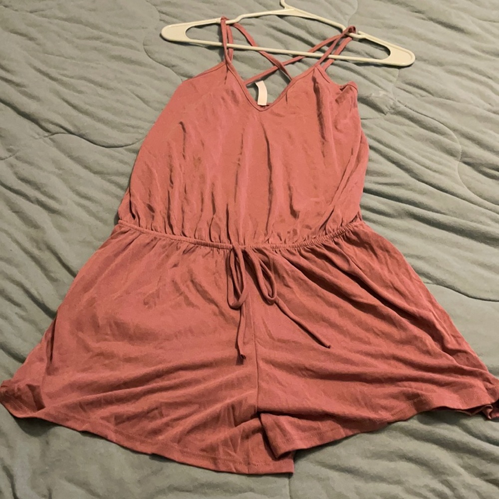mauve romper
